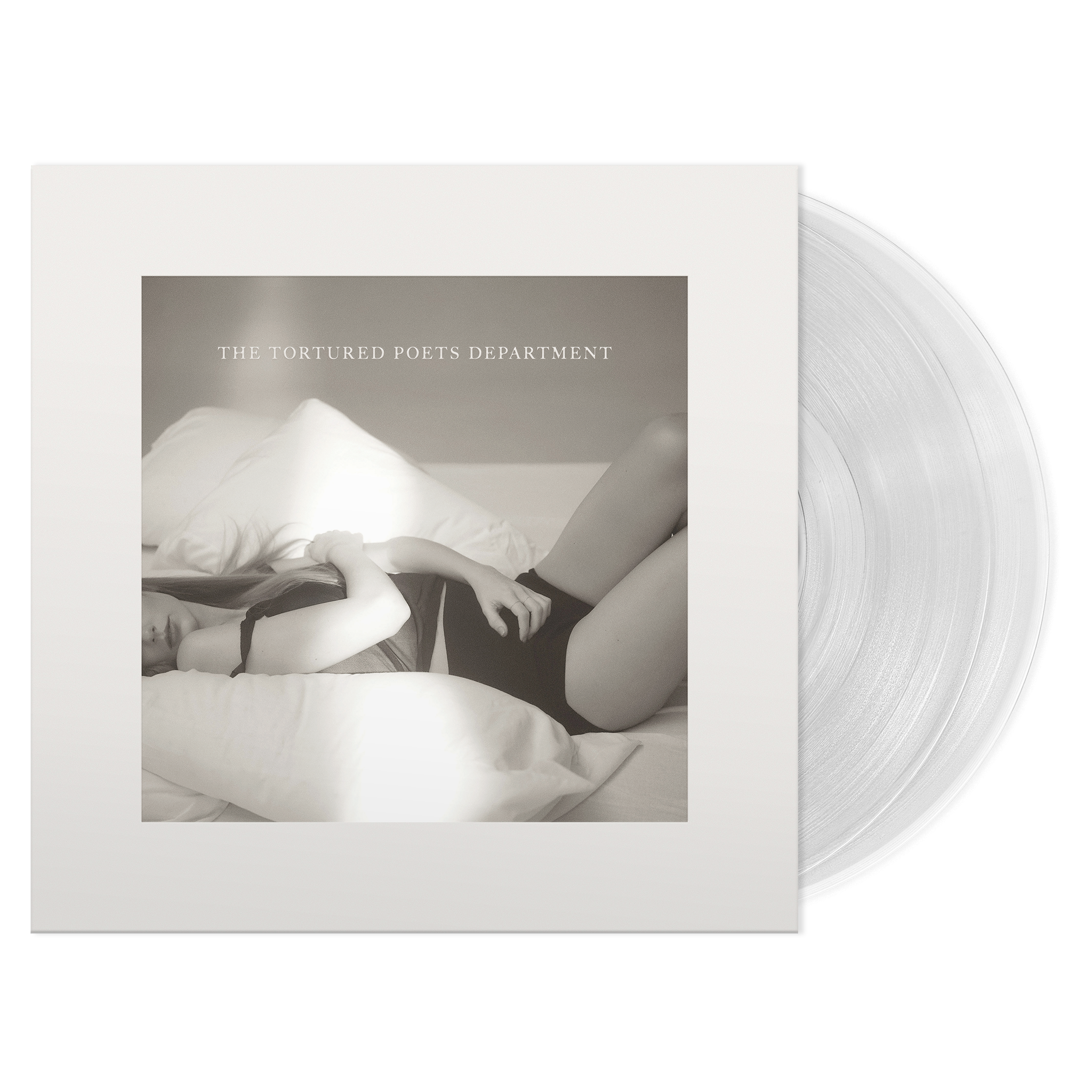 Taylor Swift - The Tortured Poets Department Phantom Clear Vinyl + Bonus Track "The Manuscript"