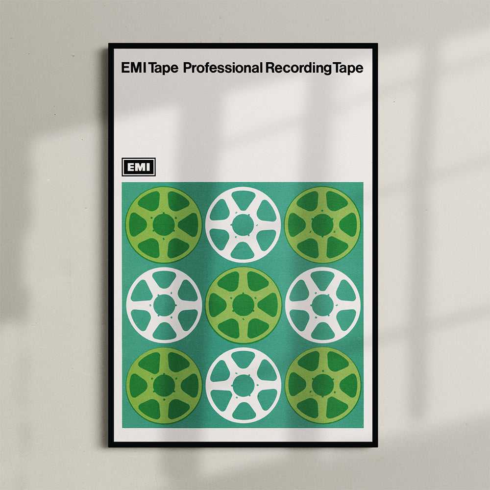 EMI - Green EMI Tape Poster (Large)