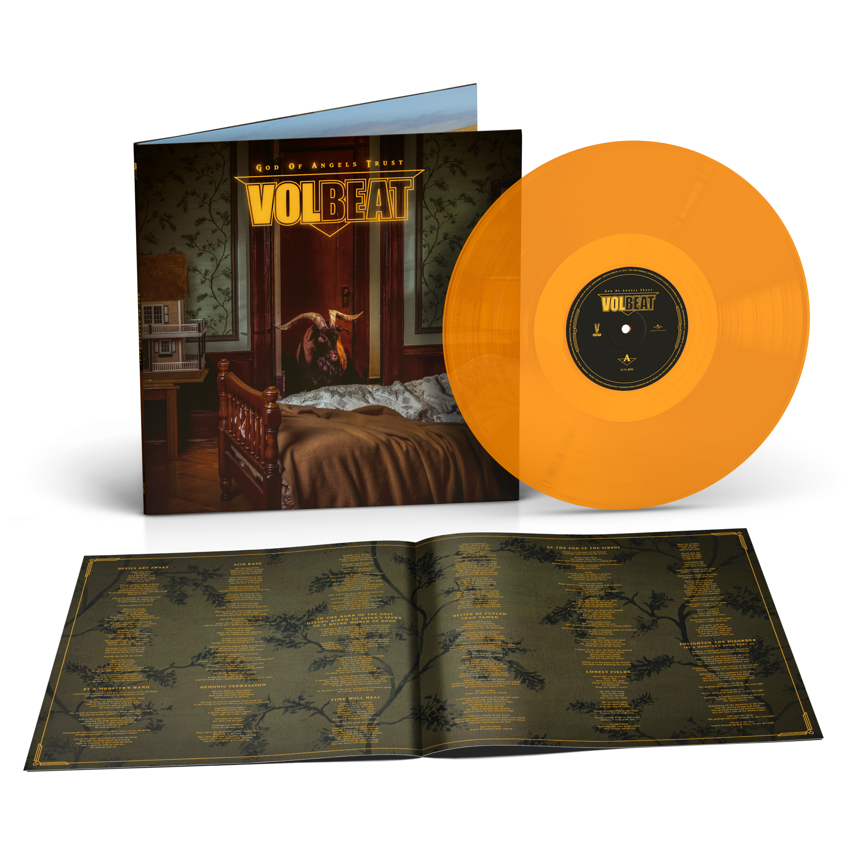 Volbeat - God Of Angels Trust (Ltd. LP Lamplight Glow)