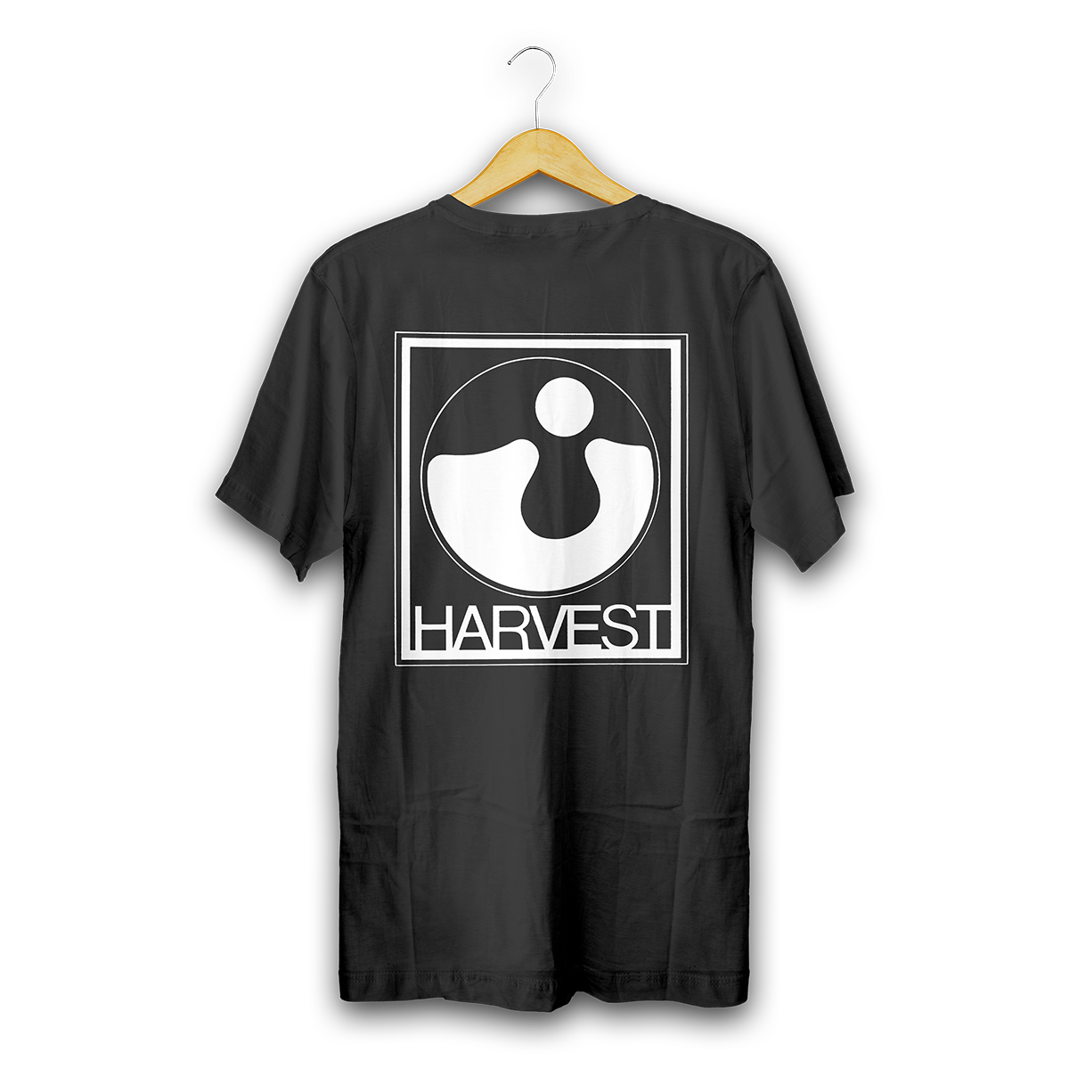 EMI - Harvest Logo Black T-shirt