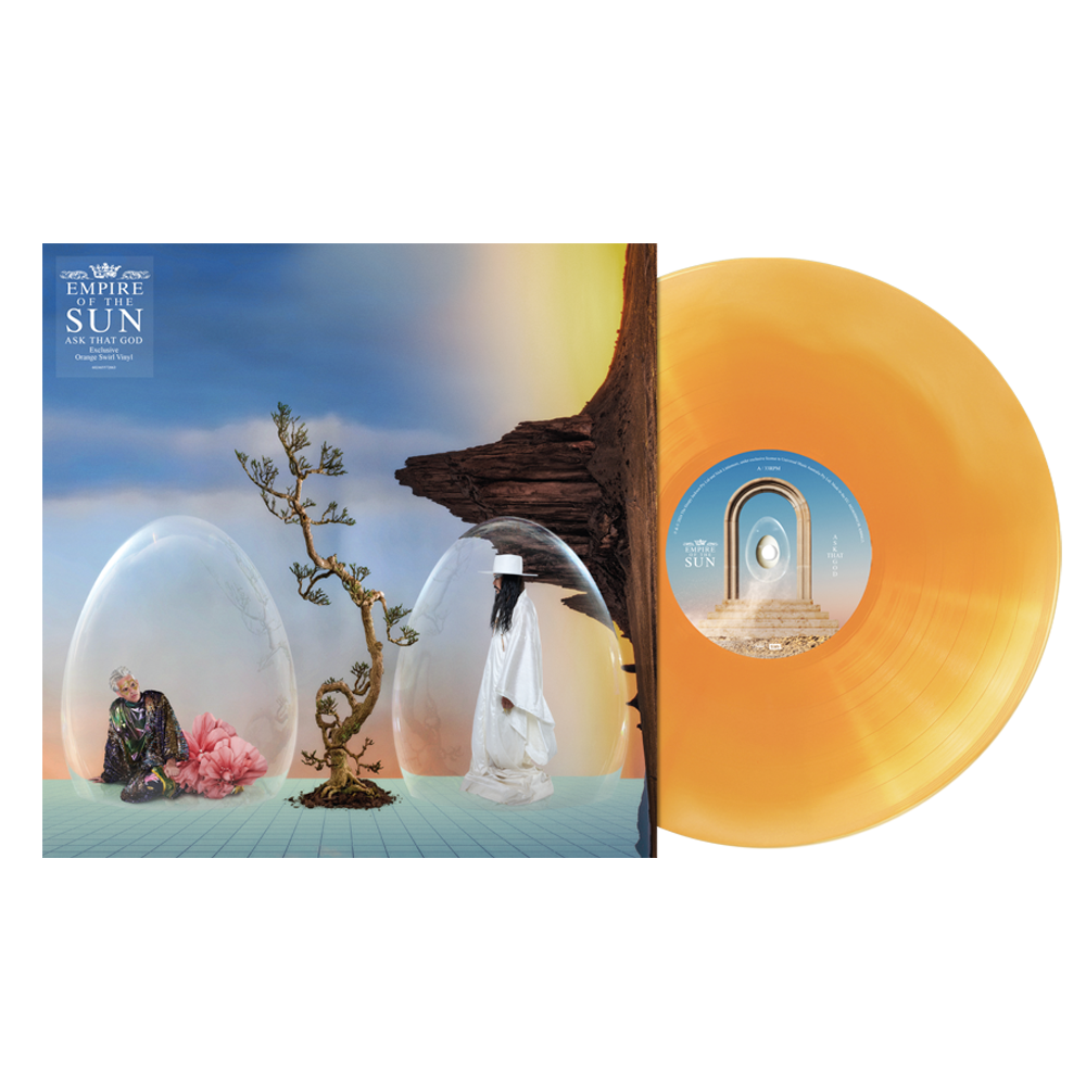 Empire Of The Sun - ASK THAT GOD EXCLUSIVE ORANGE SWIRL LP