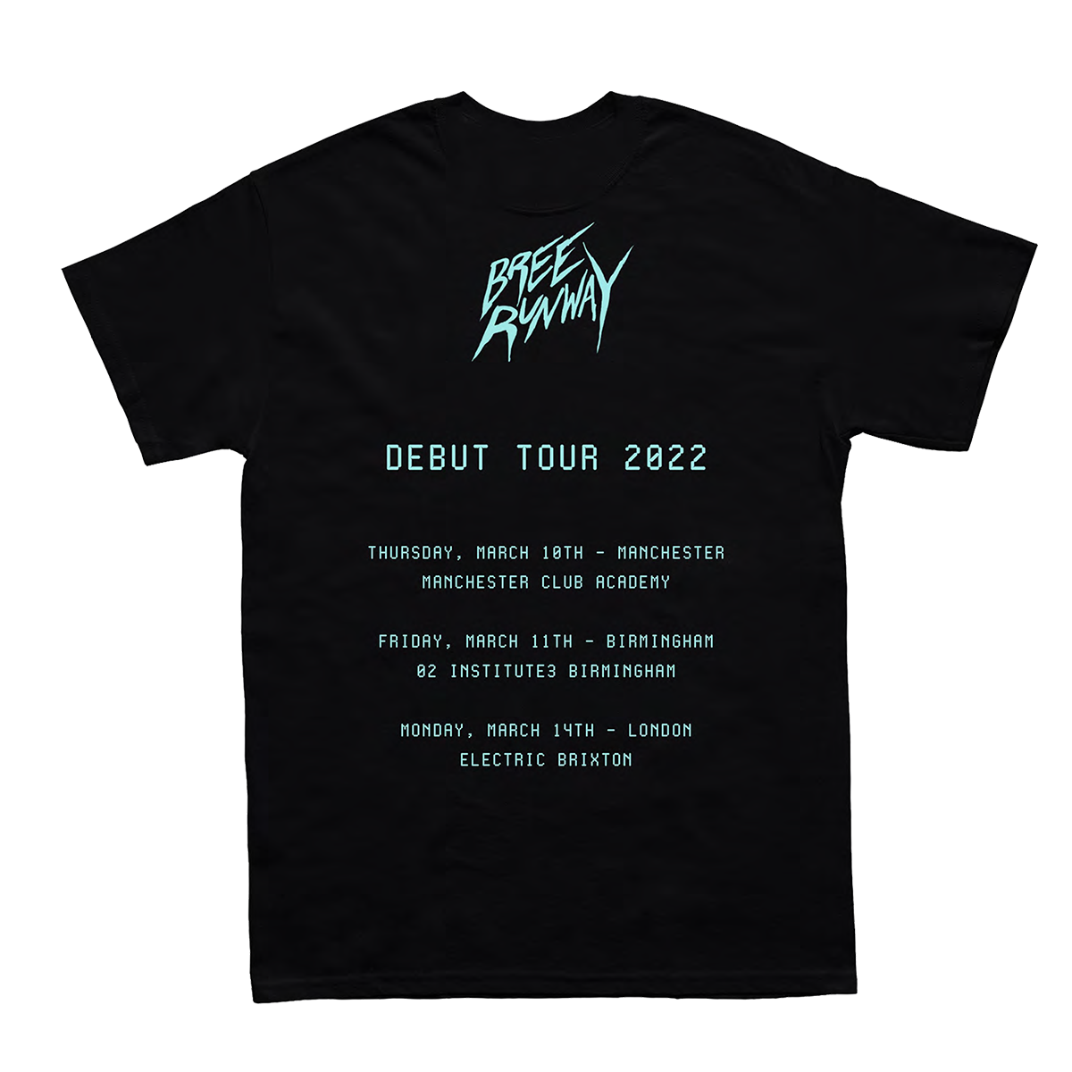 Bree Runway - Limited Edition Green UK Debut Tour Tee