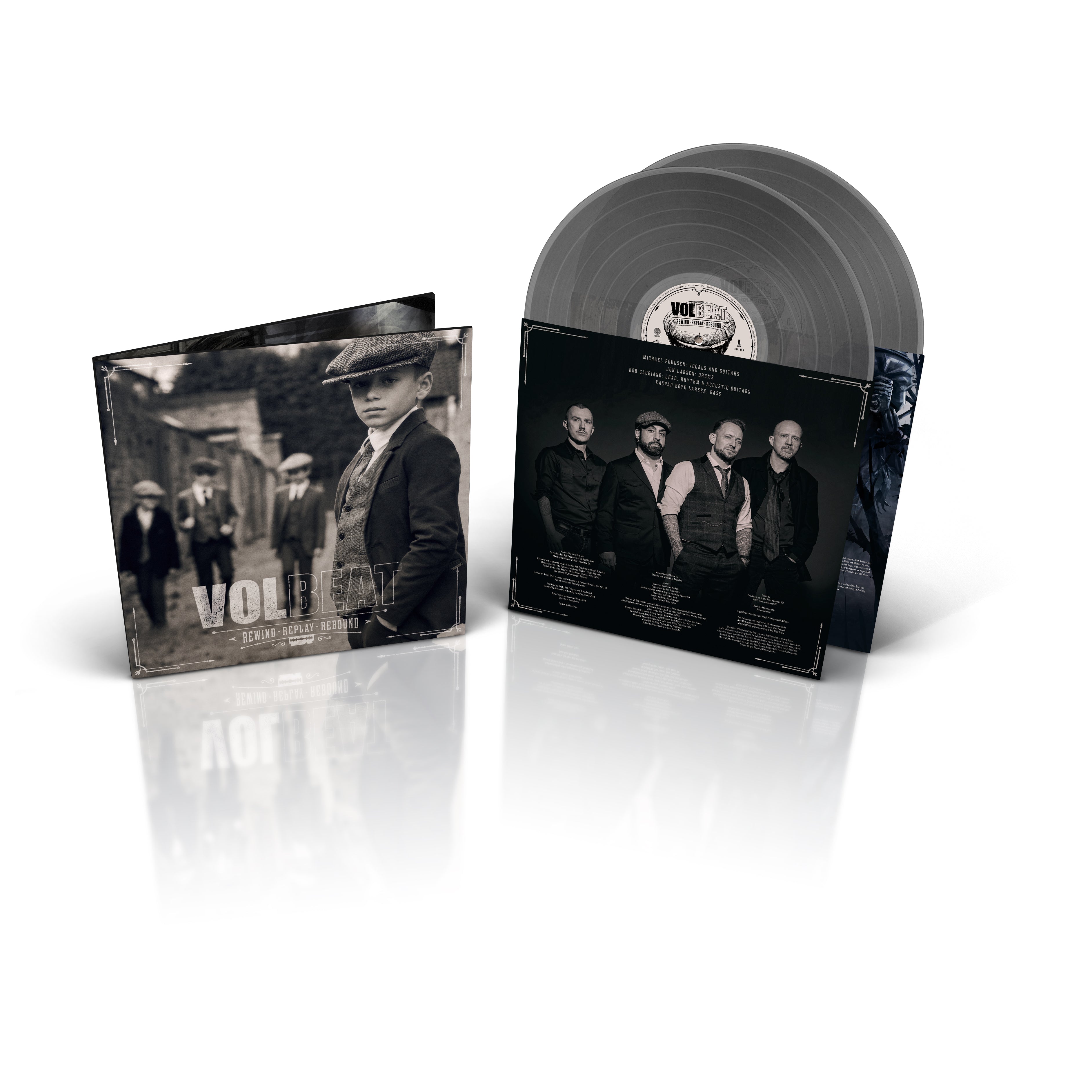 Volbeat - Rewind, Replay, Rebound: Limited Silver Vinyl 2LP 