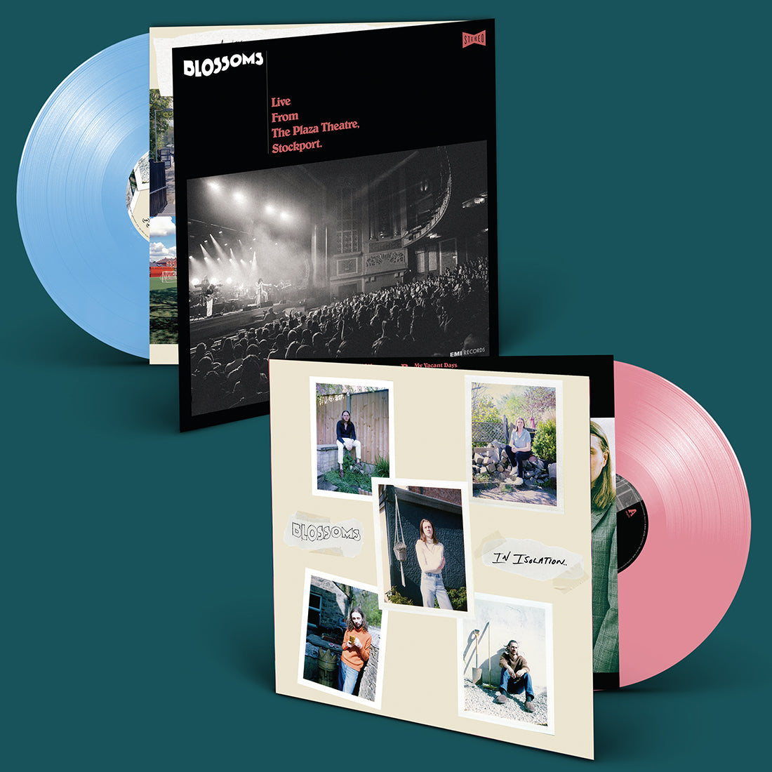 Blossoms - In Isolation / Live From The Plaza Theatre, Stockport: Signed Blue + Pink Vinyl 2LP
